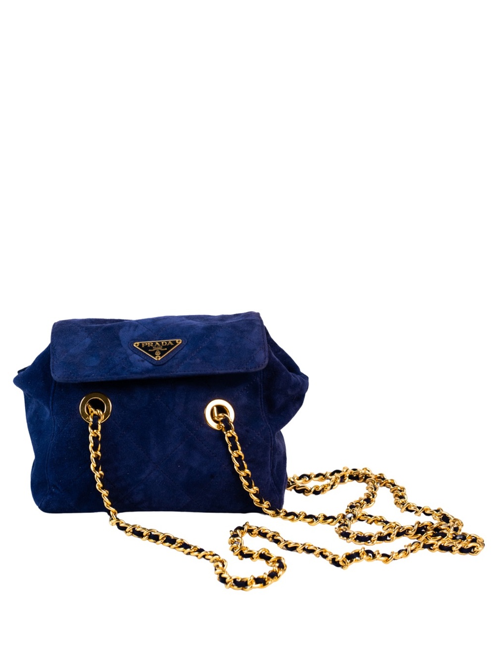 Prada Suede Chain Bag